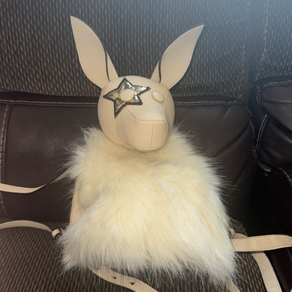 Kendall & Kylie Normie Faux Fur & Leather Backpack - Picture 2 of 5